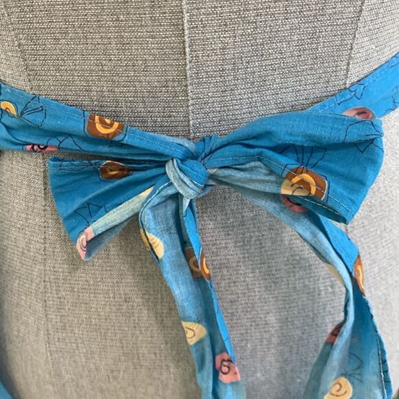 Vintage Handmade Half Apron Wrapped Candy Pattern - Picture 9 of 17